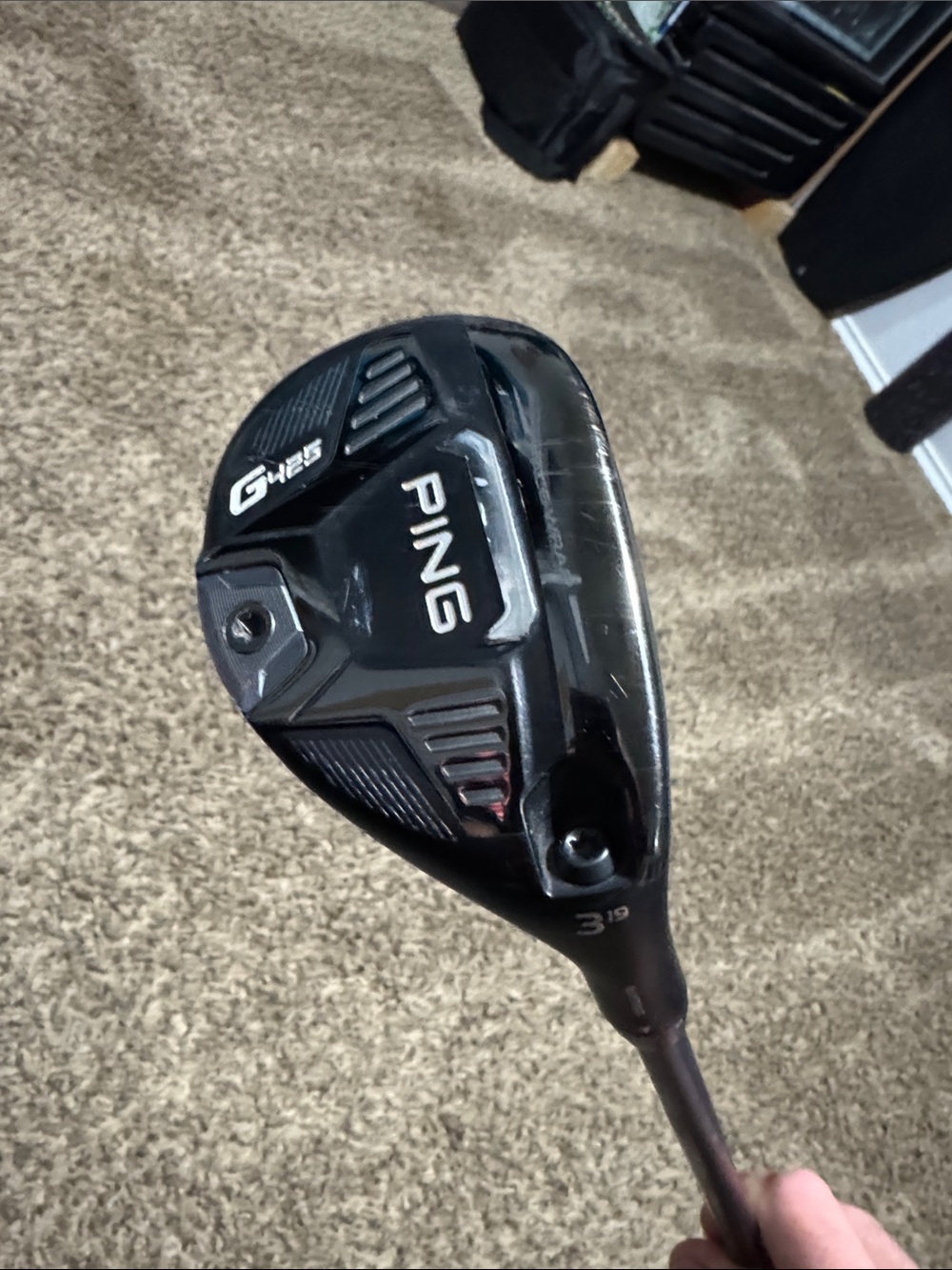 PING G425 3 Hybrid - Black with White Accents